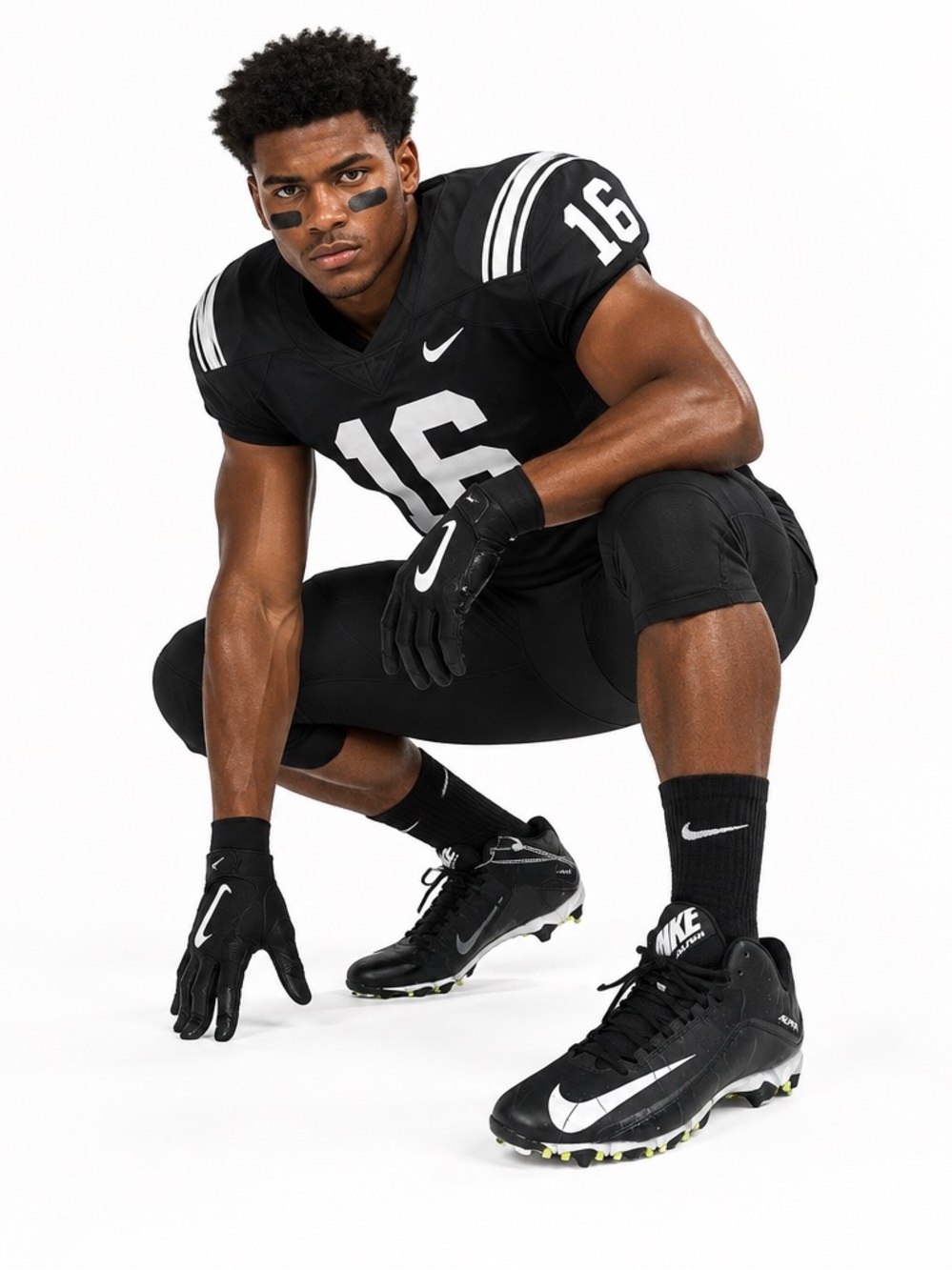New Nike Alpha Shark 2 Mid Football Baseball Cleat